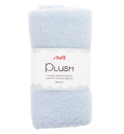 Lamsvel Plush stof Licht BlauwBij vilt enzo