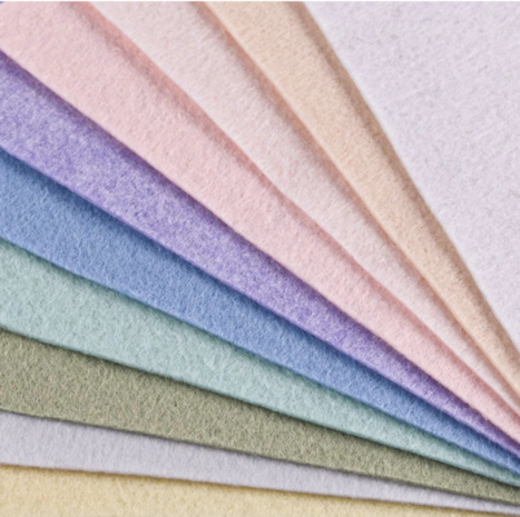 Vilt multipakket Pastel A5 Bij vilt enzo