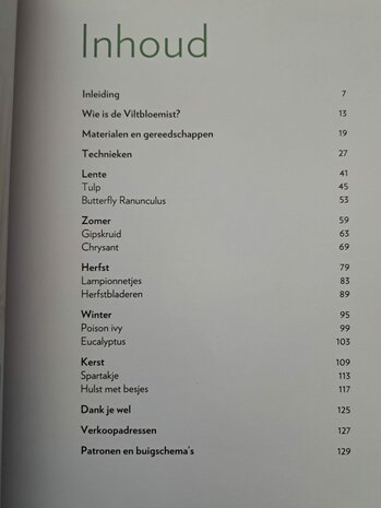 Viltbloemen voor elk Seizoen Bij vilt enzo