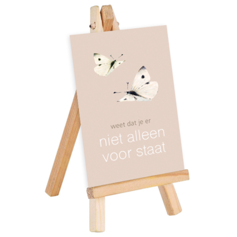 Houten mini schildersezeltje Bij vilt enzo