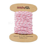 Koord Roze-WIT - 5 meter
