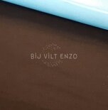 Plakvilt 90 cm breed Bruin