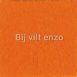 3 mm dik Wolvilt Lapje Oranje