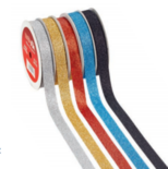 Glitterband TURKOOIS Rol 20 meter