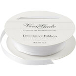 Decoratie Lint Wit 6mm - 15 meter