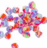 Pompons Regenboog Pastel - 40 stuks