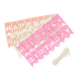 Vilt SLinger Happy Birthday Roze