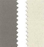 Kunstleer Fluweel Taupe - Ecru