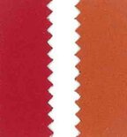 Kunstleer Fluweel Oranje - Rood