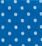 Vilt met stippen Midden Blauw - Wit
