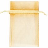 10 Organza Zakjes Goud