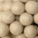 10 Viltkralen Licht Beige 22mm