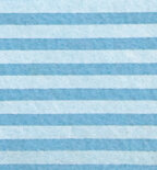 Vilt met print Strepen Blauw - Ecru