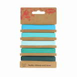 Band Grosgrain Blauw Groen