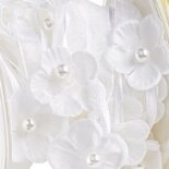 Band met Bloemen - Wit