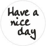 10 Cadeau Stickers - Have a Nice Day