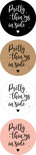 12 Cadeau Stickers - Pretty Things