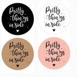 12 Cadeau Stickers - Pretty Things