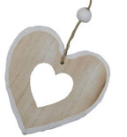 Houten Hanger Hart Open