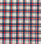 Vilt Tartan Ruit Blauw - Rood