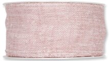 Rol Band Linnen Look Roze