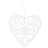 Deco Hanger Wit Hartje