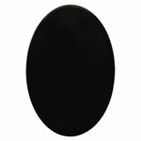 Veiligheidsoogjes Zwart Ovaal 8mm (5 paar)