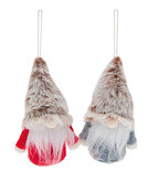 Gnome Plush Rood-Grijs