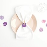 8 Vilt Viooltjes Roze