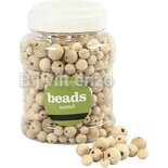 Beker Blank Houten Kralen Mix