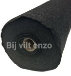 Vilt van de Rol 1mm dik- 90 cm breed ZWART
