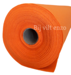 Vilt van de Rol 1mm dik- 90 cm breed ORANJE