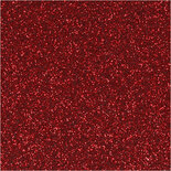 Opstrijkfolie Glitter - Rood