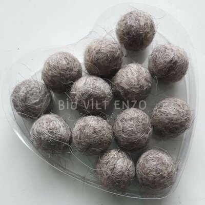 Viltkralen GEM. BEIGE, 10 stuks