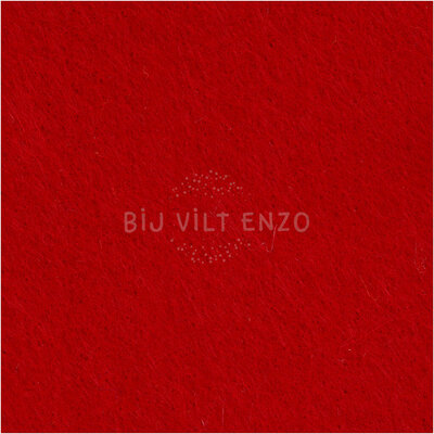 Acryl Vilt ca. 45 x 100 cm ROOD 1mm dik