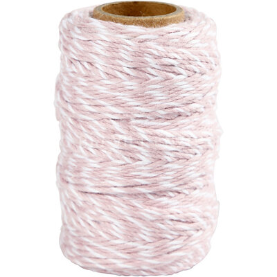 Katoenkoord Licht Roze - 50 meter