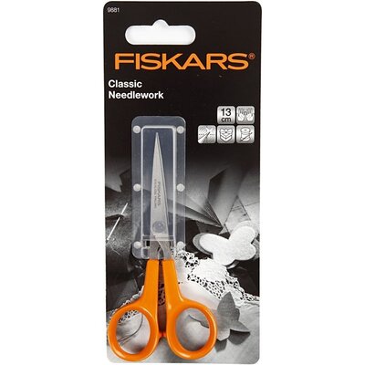 Fiskars Naaischaar - 13 cm (oranje)