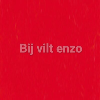 Wolvilt V013 Rood Lapje 20x30cm