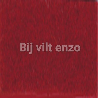 Wolvilt V014 Bordeaux (warm) Rood Lapje 20x30cm