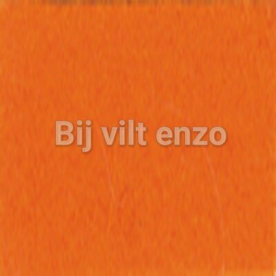 Wolvilt V017 Oranje Lapje 20x30cm