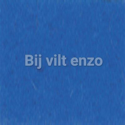 Wolvilt V046 Koningsblauw Lapje 20x30cm