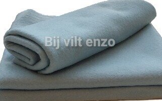 Acryl Vilt ca. 45 x 100 cm LICHT BLAUW 1mm dik