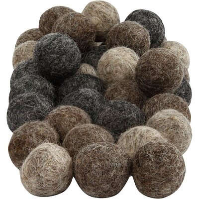 Viltkralen Natuurlijke Kleuren, 64 stuks