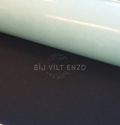 Plakvilt Zwart 1 mm dik - 45 cm breed