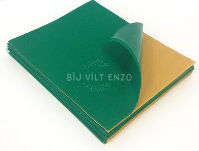 Plakvilt Groen Lapje