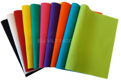 Wolvilt Assortiment Sint & Piet bevat 10 lapjes