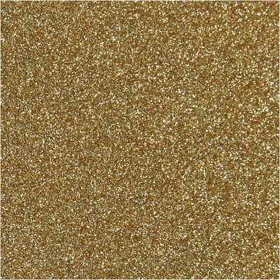 Opstrijkfolie Glitter - Goud