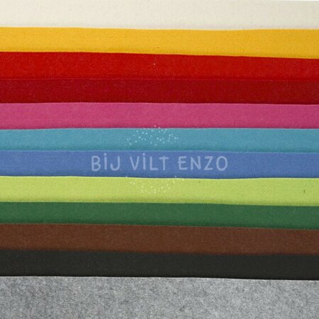 3 mm dik Acrylvilt 42x60 cm Assortiment