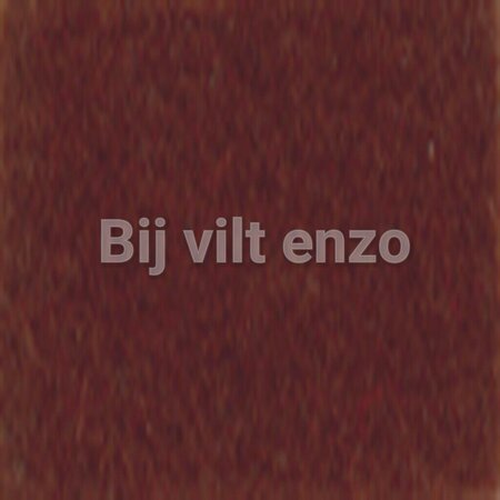 3 mm dik Wol Vilt 45 x 100 cm Bruin