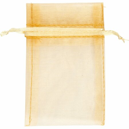 10 Organza Zakjes Goud